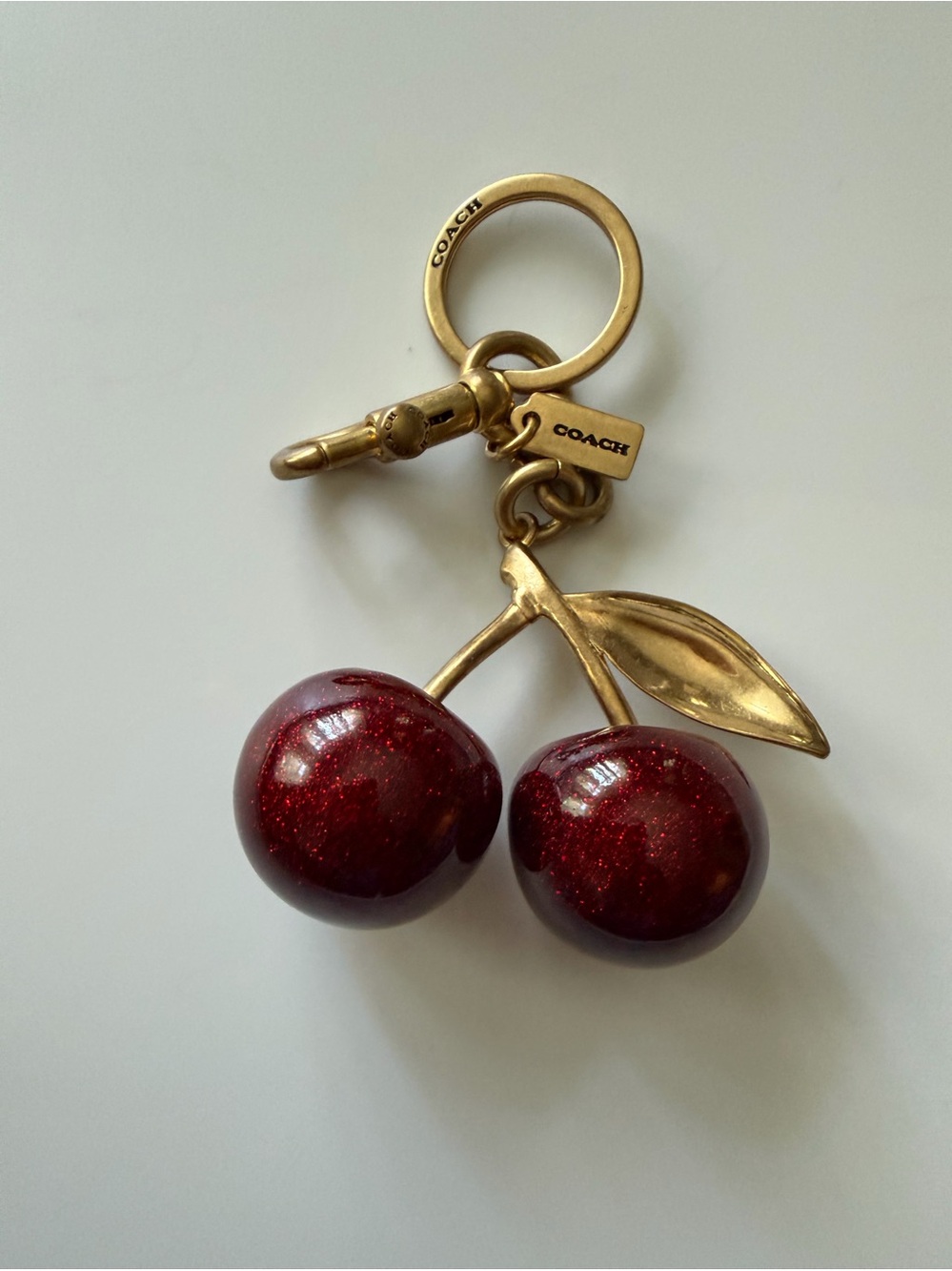 Coach Cherry Bag Charm